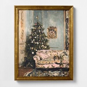Moody Christmas Scene Framed Wall Art Threshold Studio Mcgee